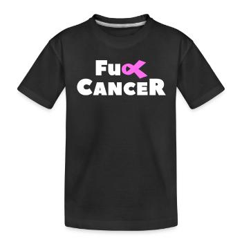 FU CANCER DU SEIN - T-shirt bio Premium Enfant - noir - Devant