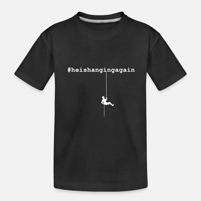CLIMBING-RAPPELING - T-shirt bio Premium Enfant - noir