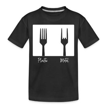Heavy Metal Band Rock On Shirt - T-shirt bio Premium Enfant - noir - Devant