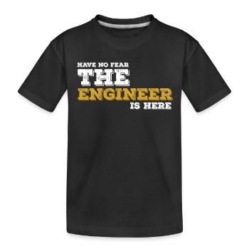 Ingénieur ingénieur technicien - T-shirt bio Premium Enfant - noir - Devant