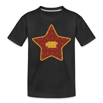 Caméraman / film - T-shirt bio Premium Enfant - noir - Devant