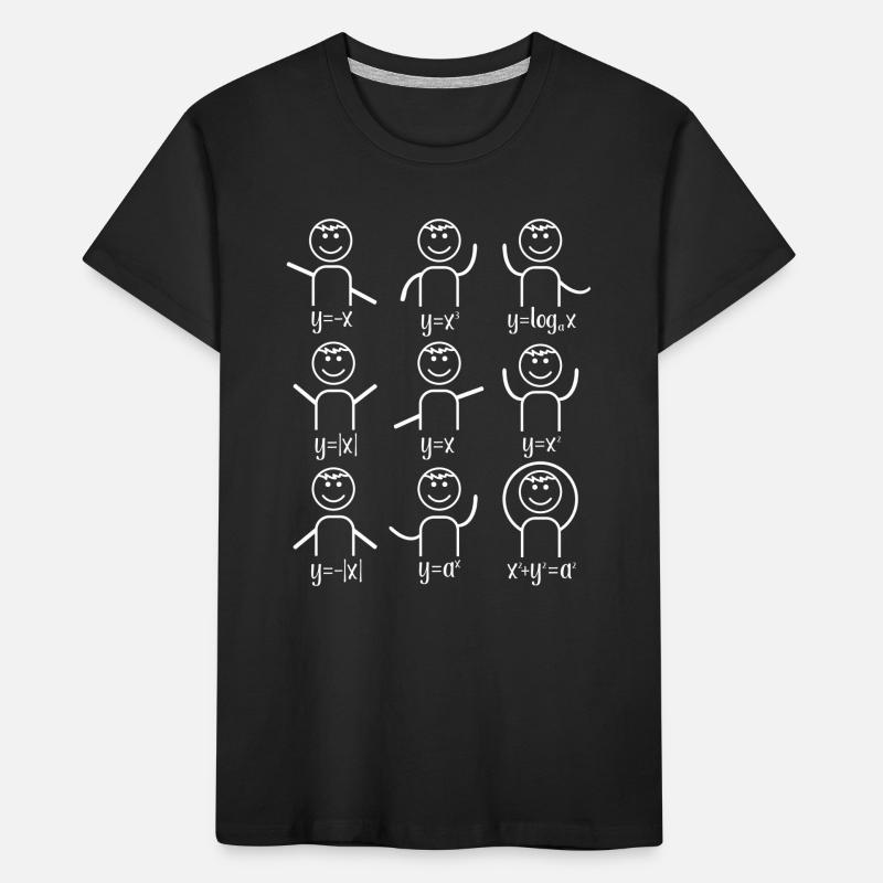 Professeur de maths algèbre danse maths T-shirt bio Premium Enfant