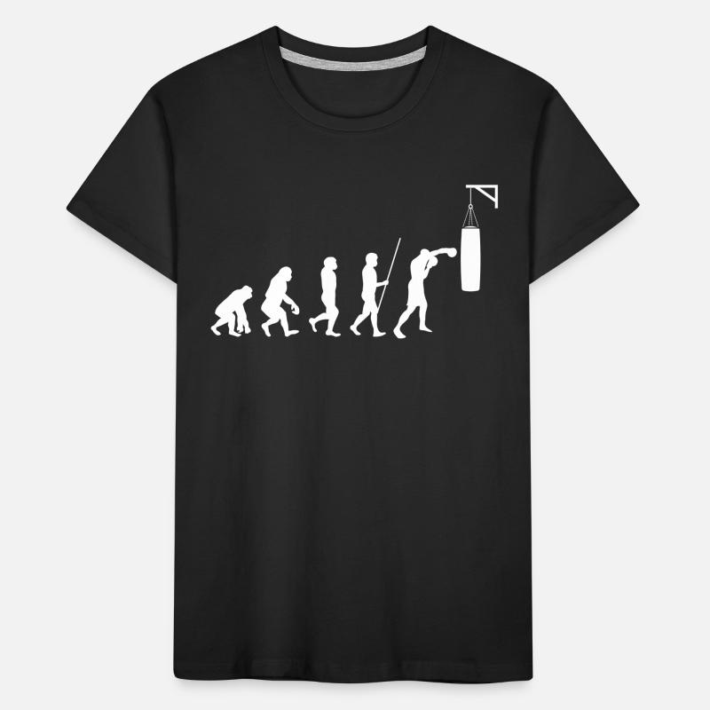 Evolution Boxer Boxe Boxe Gants de boxe T-shirt bio Premium Enfant