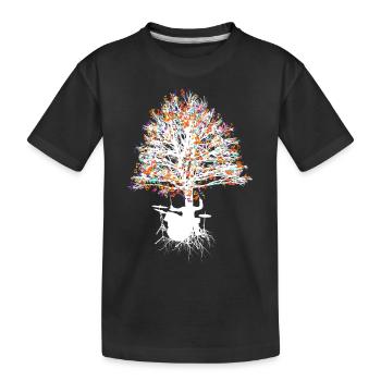 Gift drummer drummer drummer - Kids' Premium Organic T-Shirt - black - Front