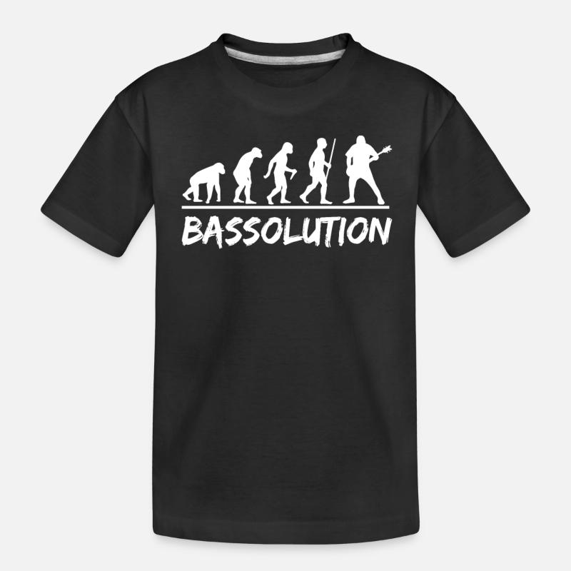 Musique Bassolution Evolution Bass Guitar - T-shirt bio Premium Enfant - noir