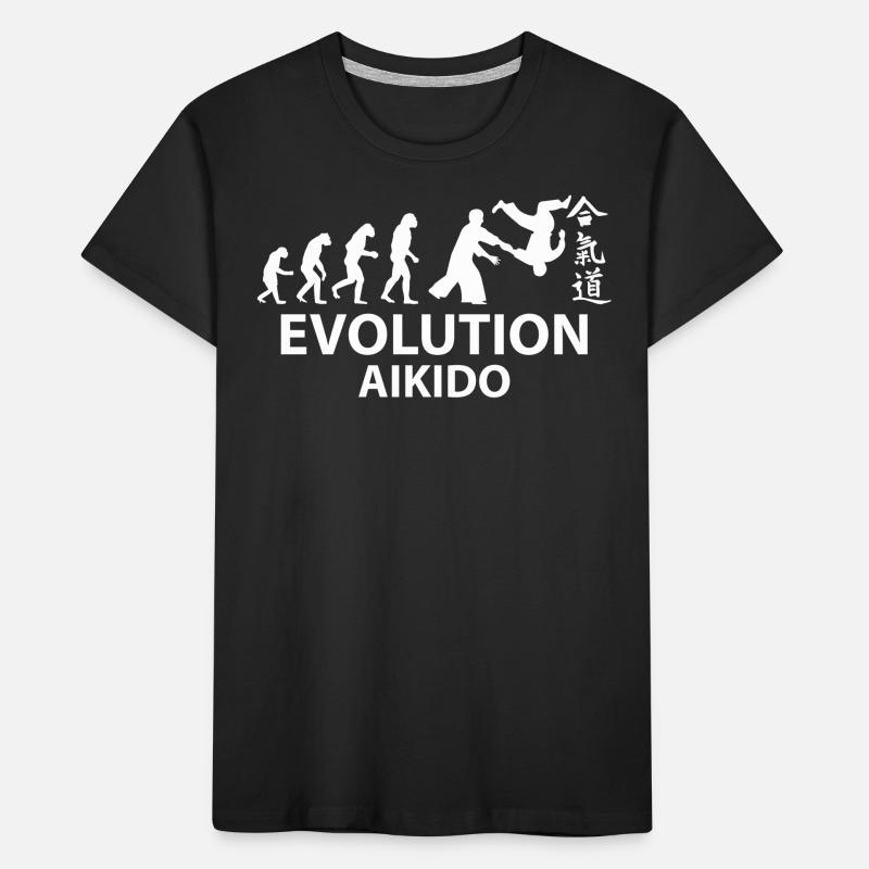 Aikido Evolution T-Shirt & Gift Idea Kids' Premium Organic T-Shirt
