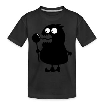 Monstre - T-shirt bio Premium Enfant - noir - Devant