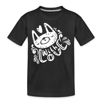 Dogs cadeau pug teckels dictons entraîneur mastiff - T-shirt bio Premium Enfant - noir - Devant