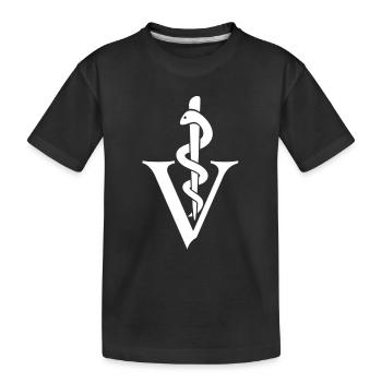 Tolles Tierarzt T-Shirt & Geschenkidee - Kinder Premium Bio T-Shirt - Schwarz - Vorne