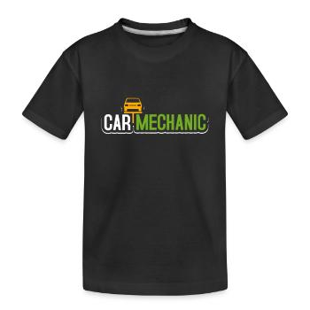 Automechaniker - Kinder Premium Bio T-Shirt - Schwarz - Vorne