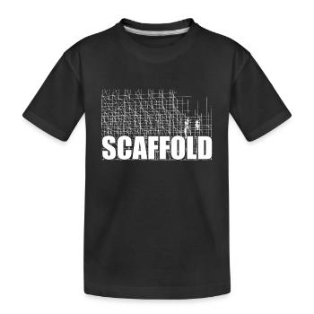 Construction d’échafaudages - T-shirt bio Premium Enfant - noir - Devant