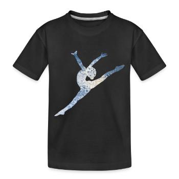 Ballet Jump - Kids' Premium Organic T-Shirt - black - Front