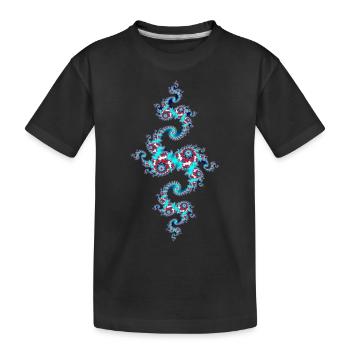 Julia Fraktal - T-shirt bio Premium Enfant - noir - Devant