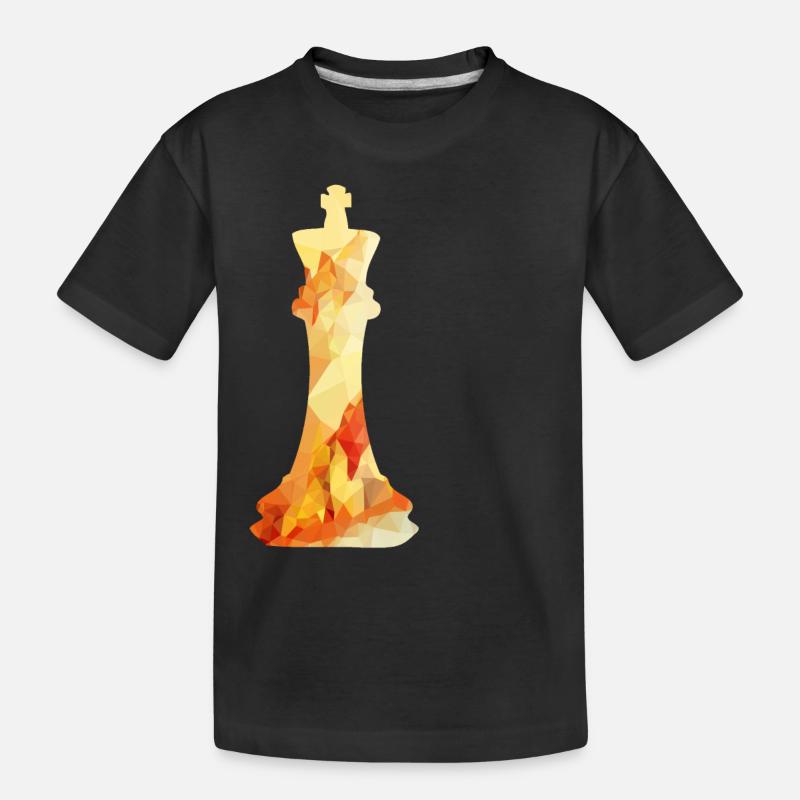 Échecs - T-shirt bio Premium Enfant - noir