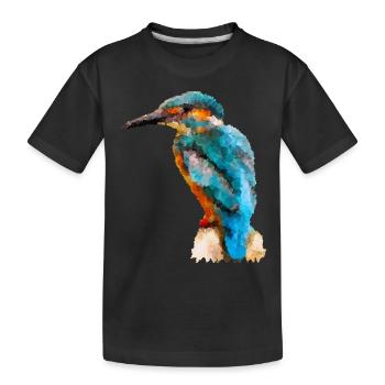 Oiseau de glace - T-shirt bio Premium Enfant - noir - Devant