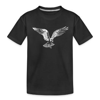 Faucon - T-shirt bio Premium Enfant - noir - Devant