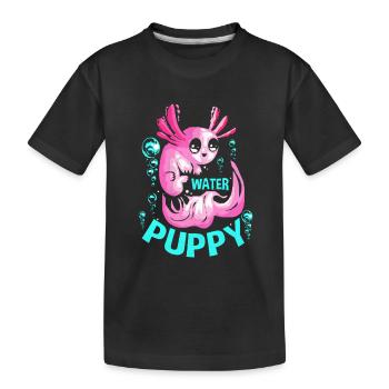 Axolotl - T-shirt bio Premium Enfant - noir - Devant