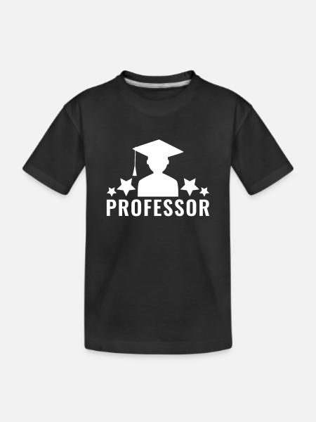 Professor - Kinder Premium Bio T-Shirt - Schwarz