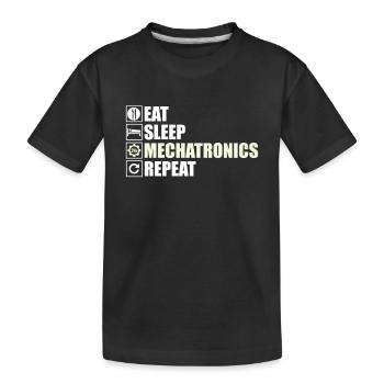 Mechatroniker - Kinder Premium Bio T-Shirt - Schwarz - Vorne