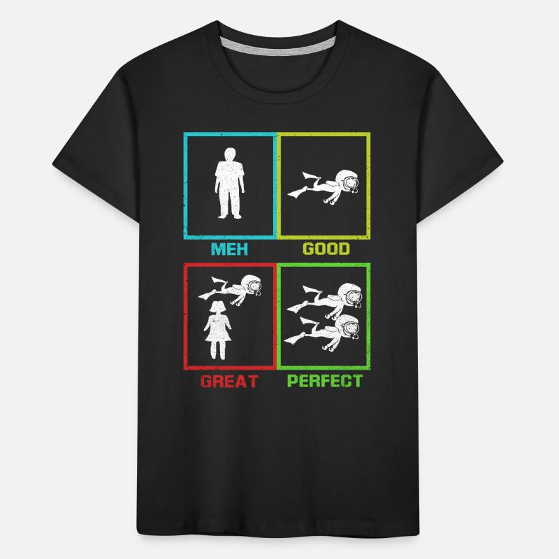 Dive Kids' Premium Organic T-Shirt