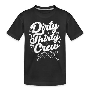 30 ans - T-shirt bio Premium Enfant - noir - Devant