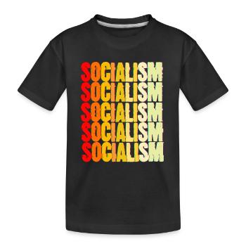Communism Lenin Marx Class Struggle Social - Kids' Premium Organic T-Shirt - black - Front