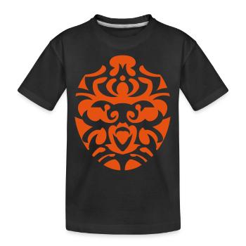 maori Tiki symbol maori vintage tattoo - T-shirt bio Premium Enfant - noir - Devant
