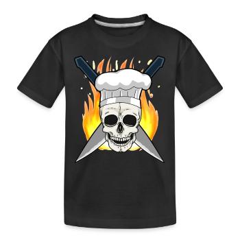 Chef Cuisine Chef Chef Professions - T-shirt bio Premium Enfant - noir - Devant