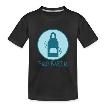 Baking - baking - Kids' Premium Organic T-Shirt - black - Front