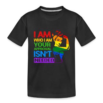 LGBT - T-shirt bio Premium Enfant - noir - Devant