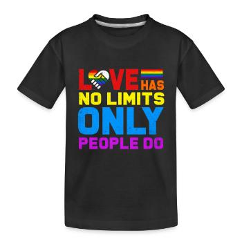 LGBT - T-shirt bio Premium Enfant - noir - Devant