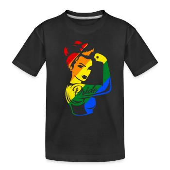 LGBT - T-shirt bio Premium Enfant - noir - Devant