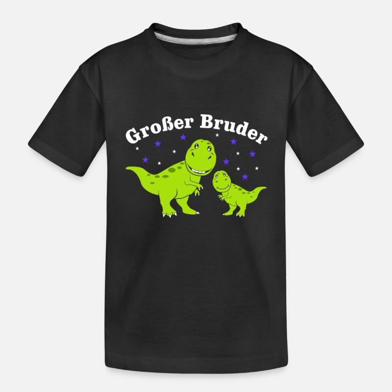 Bald Großer Bruder Ich Bin Großer Bruder - Kinder Premium Bio T-Shirt - Schwarz