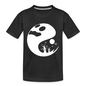 Halloween costume esprits leçon de fantômes - T-shirt bio Premium Enfant - noir - Devant