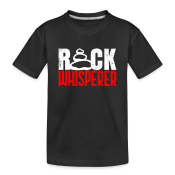 Geologie Shirt & Geologen Hobby Geschenk - Kinder Premium Bio T-Shirt - Schwarz - Vorne