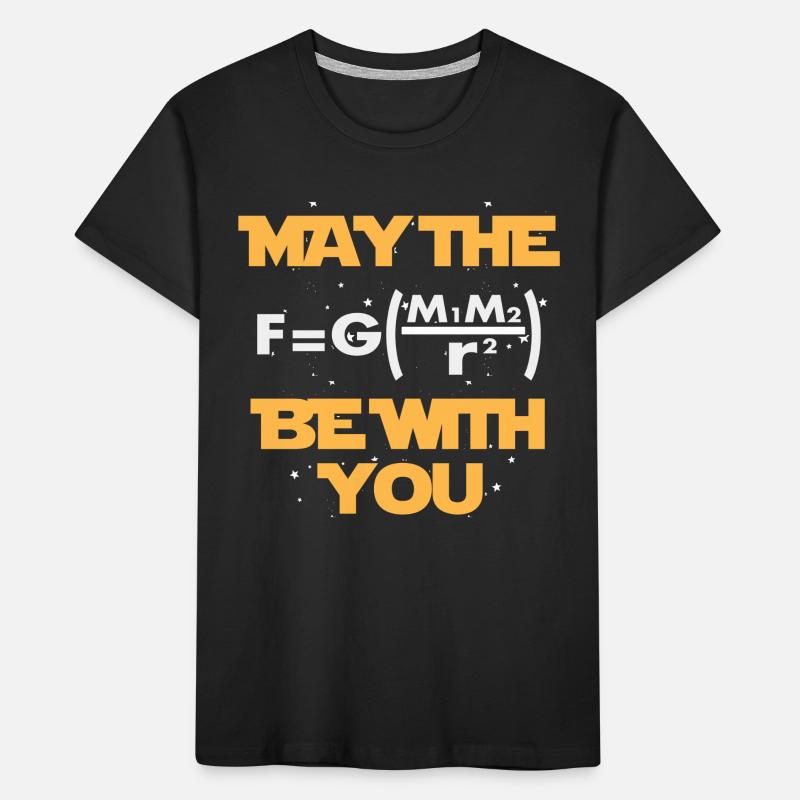 Science nerd physics Kids' Premium Organic T-Shirt