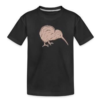 Kiwi Bird - T-shirt bio Premium Enfant - noir - Devant
