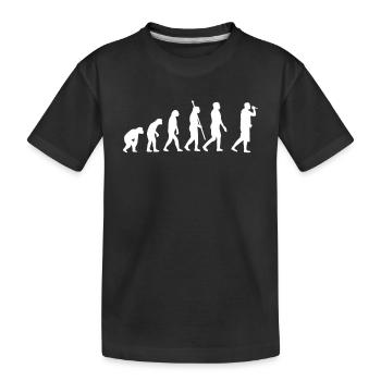 Evolution Rapper Histoire de rap Hip-Hop Rap - T-shirt bio Premium Enfant - noir - Devant
