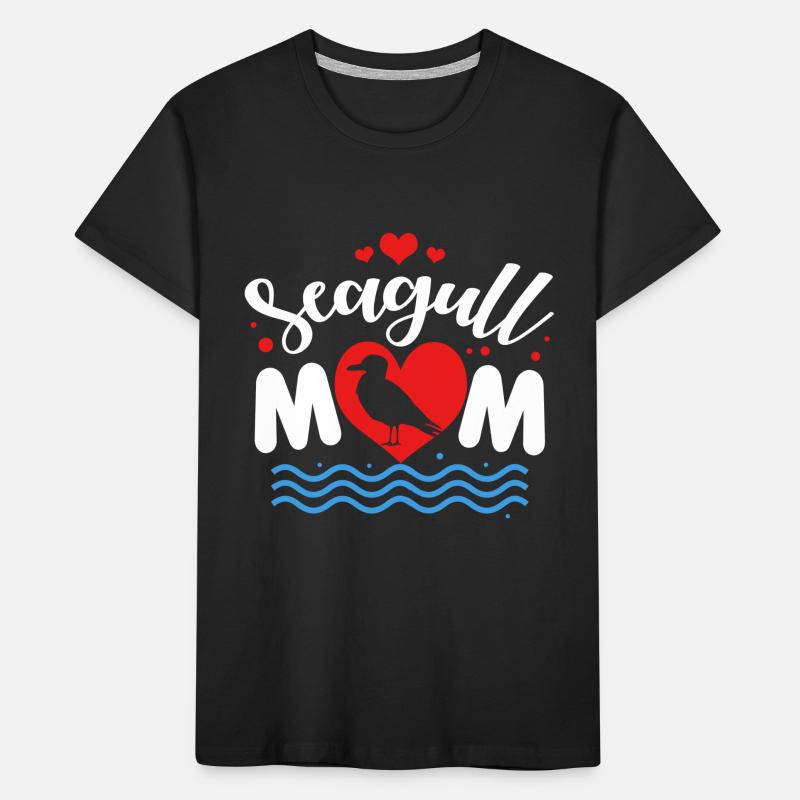 Möwe Geschenk Seevogel Moin Vogel Seeschwalbe Kinder Premium Bio T-Shirt