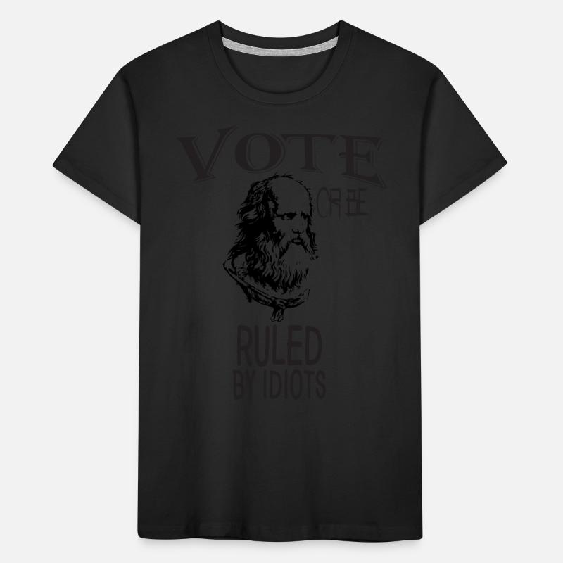 Abstimmen oder von Idioten regiert werden | Plato Kinder Premium Bio T-Shirt