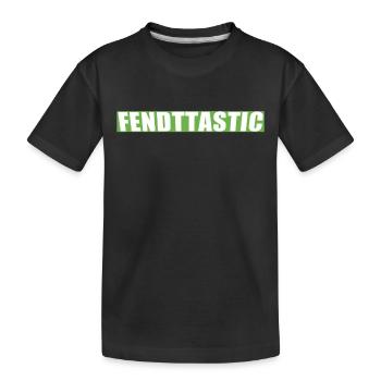 Fendttastic Agriculture Tractor Farmer Farmer - Kids' Premium Organic T-Shirt - black - Front