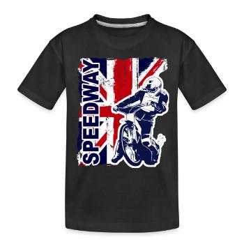 Speedway Racing - Kids' Premium Organic T-Shirt - black - Front