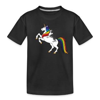 Border Collie - Kids' Premium Organic T-Shirt - black - Front