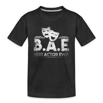 Schauspiel Masken Theater Bester Schauspieler - Kinder Premium Bio T-Shirt - Schwarz - Vorne