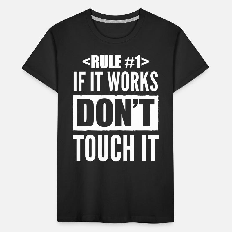 Coder Developer Software Developer IT Developer Kids' Premium Organic T-Shirt