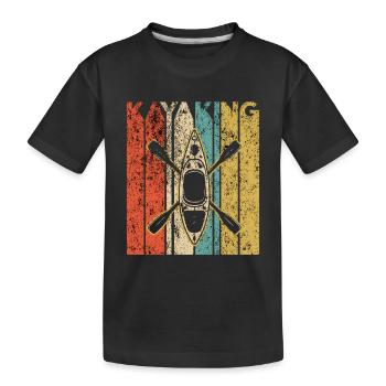 Kayak Kayak Vintage Kayak Kayak - T-shirt bio Premium Enfant - noir - Devant