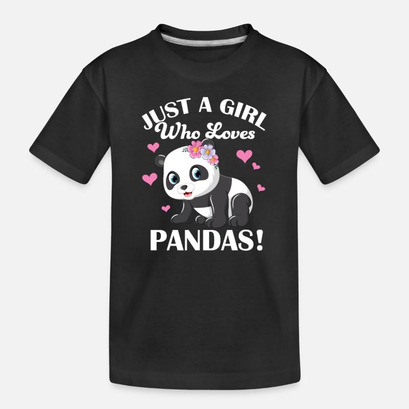 Panda - T-shirt bio Premium Enfant - noir