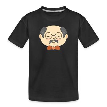 Opa Großvater - Kinder Premium Bio T-Shirt - Schwarz - Vorne