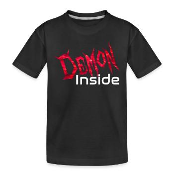 Demon Inside - Kids' Premium Organic T-Shirt - black - Front