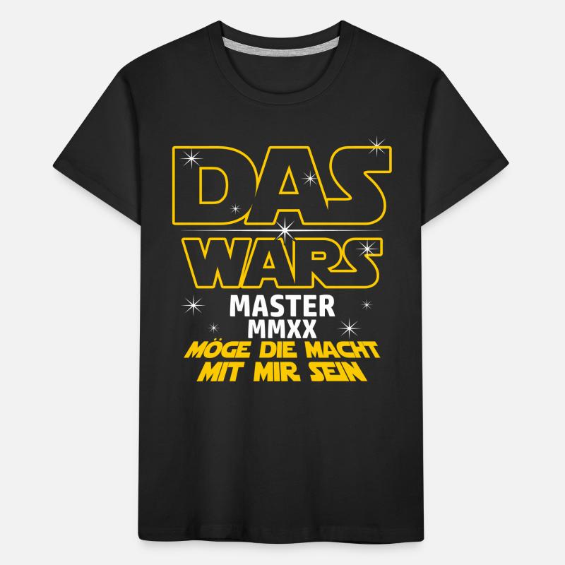 Das Wars Master 2020 Abschluss Masterabschluss Kinder Premium Bio T-Shirt